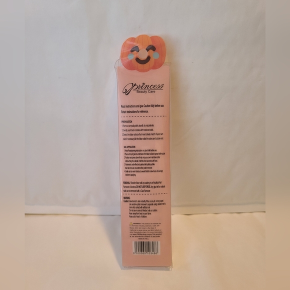 Halloween Press On Nails 12 Pc Set With Free Bottle Of Adhesive Glue New In Box - Picture 13 of 14